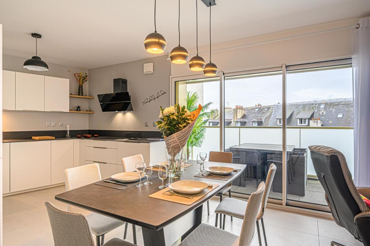 L'Audacieux - Appt Neuf Avec Vue Sur Les Toits Appartement Vannes Buitenkant foto